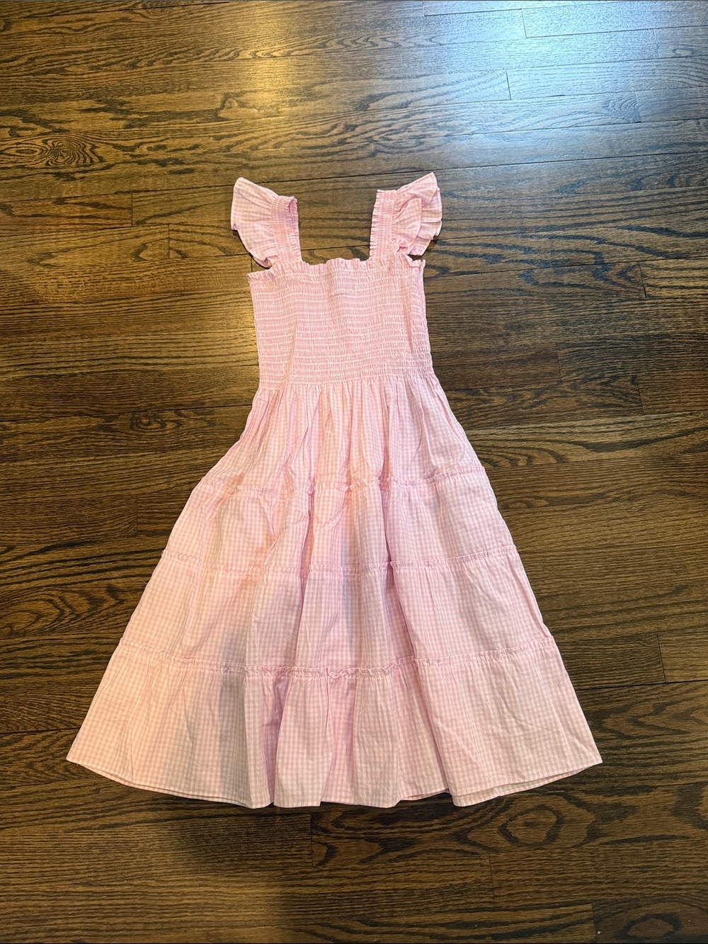 Hill House Pink Gingham Kids Dress